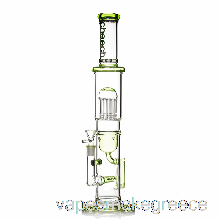 Vape Greece Cheech γυαλί δέντρο ανακυκλωτή μεγάλη αρματωσιά Bong πράσινο